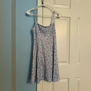 Cherry & Blue dress !!